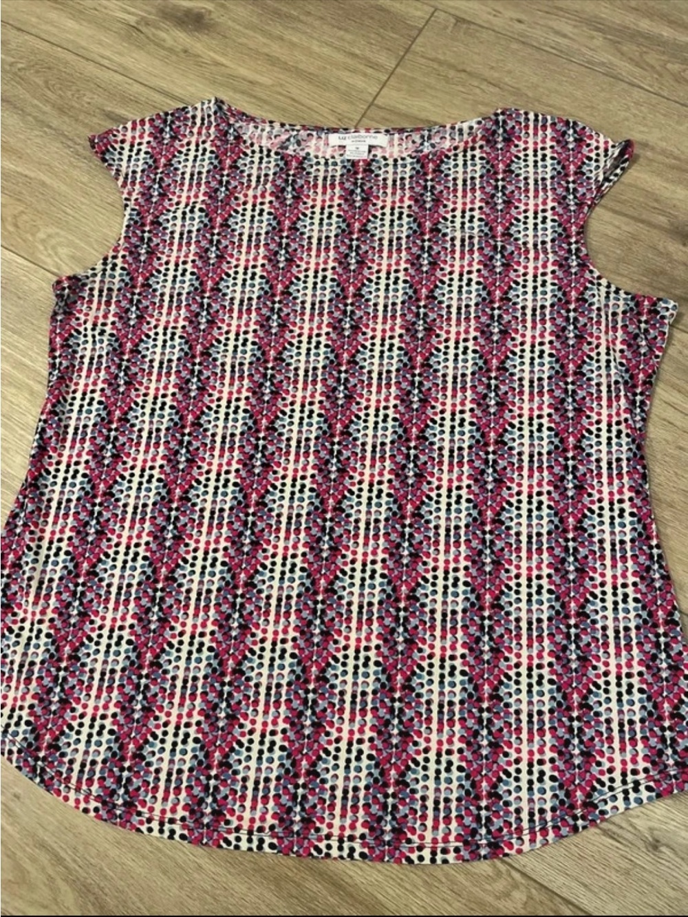Liz Claiborne cap sleeve top size 1X